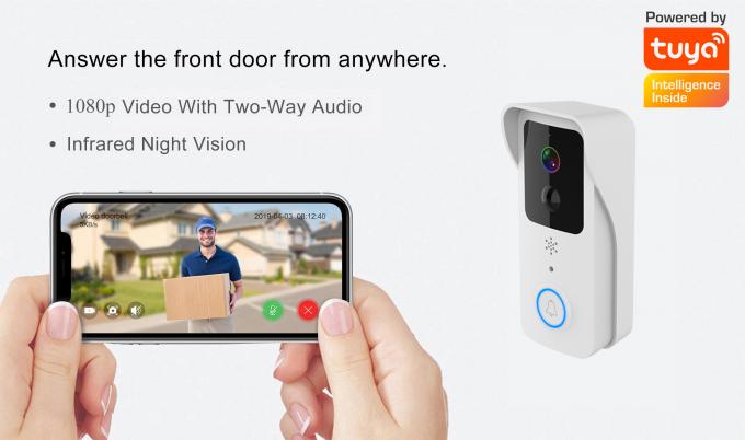 HD 2.4G 5G Video Doorbell Tuya APP يدعم IOS Android Cloud Storage